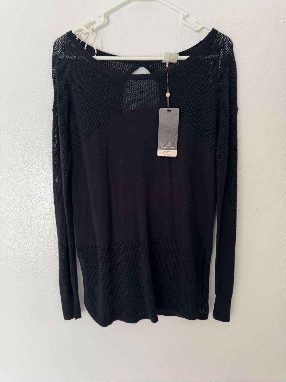 Calia Effortless Mesh Sweater